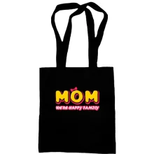 Сумка шопер Mom we`re happy family
